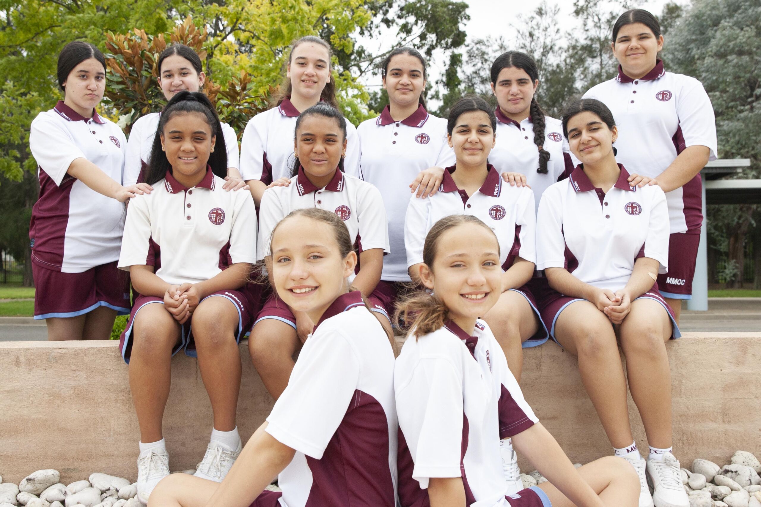 Mary MacKillop Catholic College wakeley welcomed six sets of twins to Year 7.